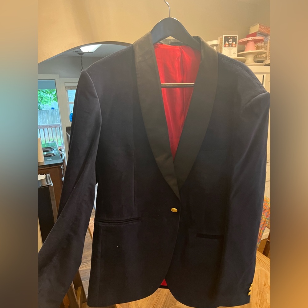 Hockerty Blue Velvet Tux Jacket